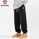 Big Mouth Monkey (paul frank) sweatpants men's autumn trendy brand ankle pants men's loose casual pants men's pants youth sports pants hemp gray XL