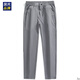 
Hailan Home High-end Ice Silk Pants Summer Men's Light Business High-end Nine-Cross Pants Slim Straight Comfortable Breathable Casual Pants Dark Gray CJ 9905 Thin Model 33 145-155Jin[Jin equals 0.5 kg]