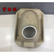 Rural dry squat toilet ceramic large diameter step toilet rural squat toilet with large mouth flush-free straight-through squat toilet 003# straight-through single squat toilet 16cm pipe available