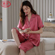 Langsha (Langsha) Mulberry Pajamas Nuevos pantalones de manga corta de verano Summer Seda de seda de alta gama Caja de regalo White 756 pantalones cortos M