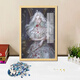 Die fünfte Persönlichkeit Mary Red Lady Puzzle 1000 Stücke Holz gerahmt erwachsene handgefertigte DIY-Spleißspielzeug A12349-Red Lady 55x42 cm (Brechen mit schwarzem Fotorahmen) 500 Stücke
