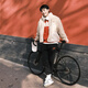 NIKEGMT8 Nike lamb velvet layered jacket JORDAN double zipper men's jacket fleece Dragon Year FZ6194 48h-AJ black-fitting style 3XL