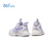 361 Children's Shoes Children's Sports Shoes 2025 Autumn Girls Light Soft Elastic Sweet Childlike Casual Shoes Purple 32