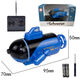 Remote-controlled submarine mini simulation shark yacht long-distance remote-controlled camera fish tank water tank children water toys Nuclear submarine black (six channels) upgraded model: battery + screwdriver + charging head