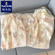 啄木鸟mikko睡衣女款夏季纯棉纱布短袖ins日系可爱春秋天家居服三件套装 云朵棉-9902#星星KT猫三件套 XL 女【建议115-140斤】