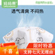 Mom Fruit (org.mama) baby diaper pure cotton cloth washable baby cotton diaper sheet large size urine ring newborn meson cloth breathable (46*50cm) white_1 0 packs