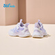 361 Children's Shoes Children's Sports Shoes 2025 Autumn Girls Light Soft Elastic Sweet Childlike Casual Shoes Purple 32