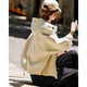 Veste à capuche de couleur pure de style coréen pour femmes 25 ans Nouveau tempérament à la mode