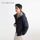 Tommy Hilfiger25 new spring and summer men's windproof and waterproof casual sports trendy textured wear-resistant hooded jacket