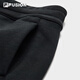 FILA FUSION Fila Fashion Brand Knitted Pants for Women 2025 Autumn New Fashion Loose Straight-Line Casual Pants, Black-BK M 165/66A/M