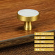 
BEYZK brass cabinet door handle light luxury golden Nordic Chinese style wardrobe drawer modern simple shell round GBT12178A pair of white abalone hole distance 96 diameter 120m