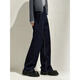 Jiuzi Annako retro casual denim style loose dark blue denim scimitar pants women's spring new style 2025 Zhangqing-second batch KWFQ12172 2XL