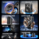 Xianke Power Square Dance Audio High Volumen Bluetooth Outdoor Audio K Song Spezialer Mobile Trolley-Lautsprecher mit drahtlosen Mikrofon ST-1509