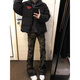 Fumile American rétro Camouflage Jeans Men's Automn Trend Vibe High Street CleanFit Slim Pantal