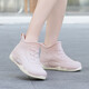 Botas de lluvia para mujeres en verano adultos use el suela gruesa de la moda estudiante de tubo corto de moda botas de lluvia antideslizantes zapatos de goma de la cocina baja