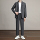 Woodpecker (Tucano) Sentón de alta gama Traje casual Suit Menere Men's Spring and Autumn Loose Korean versión coreana de Business Casual Blazer Blazer Caqueta 4xl [recomendado 180-190Jin [Jin es igual a 0.5 kg]]]