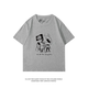 XPAY Enrique leads PSG to win the championship and remembers the youngest daughter, the same custom summer pure cotton short-sleeved T-shirt for men and women. Short-sleeved and short-sleeved-A13822-front middle-dark night gray-white picture XL 175-180cm/140-160Jin[Jin equals 0.5 kg]