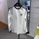 阿迪达斯 （adidas）三叶草Adicolor三条纹男子运动休闲长袖T恤IA4879 IA4877 JN7022 M 175/96A