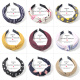 Beautiful Princess Hairpin Hairband Hairband Women's Hairpin Headwear 2021 New Simple Internet Celebrity Face Wash Headband Fairy Temperament Fabric Black and White Polka Dots