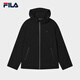 FILA Official Men's Woven Jacket 2025 Autumn Fashion Simple Casual Comfortable Hooded Top