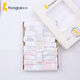 
bebetour Tongtai newborn washable diapers baby big meson cotton soft and breathable 10 pure cotton diapers for fixing belt Pink yellow blue stripes