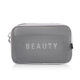 Zichen transparent portable travel toiletry bag cosmetics storage bag business trip toiletry bag foundation lipstick cosmetic bag gray large size
