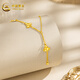 CHINA GOLD gold necklace 18K gold AU750 dancing skirt birthday gift for girlfriend