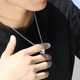 MZMZ platinum necklace men's new fashionable temperament PT950 platinum transfer bead pendant love birthday gift for boyfriend light luxury model - local warehouse next day delivery chain length 60cm
