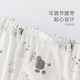 Guaiqixiong [照发发] Spring and Autumn Home Suits for Newborn Baby One-piece Pajamas for Parent-Child Pregnant Mother Confinement Suit Black Cana Puppy (Adult Style) 155 S S