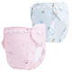 Phylado Baby Windeln Neugeborenes Baby reine Baumwolle wasserdichte atmungsaktive waschbare Windeln mit Leckdoapern feste Windeln mit 3 Packungen (3 Blues) l Code [Empfohlen 18-28 Jin [Jin entspricht 0,5 kg]/6-18 Monate]