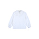 INMAN children's clothing girls lace collar shirt spring and autumn fashionable casual long-sleeved tops for middle and older children and girls off-white 140
