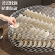 Jianyang PET three-layer dumpling tray with high transparent cover and curtain to place dumpling tray four-layer household dumpling mat to place the dish and prepare the dish transparent dumpling tray 1 layer