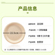 Jieribang disposable sugarcane pulp dinner plates 9 inches 20 pieces food grade thickened waterproof and oil-proof biodegradable paper plates