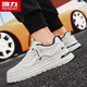 Warrior men's shoes white shoes thick sole casual sports shoes men's sneakers 2938 meters / blue 42