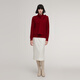Gloria red sweater for women, great-looking autumn and winter wear, niche lazy top 1ESC5J280 53R pepper red S