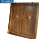 Suofan rural self-built house solid wood gate courtyard villa Siheyuan ancient building antique double-open old elm all-wood door log color customization