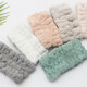Face washing headband coral plush female student hairband high elastic autumn and winter facial mask washing headscarf headwear green