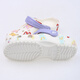 Crocs (CROCS) classic butterfly print children's shoes for boys and girls Clog211255-0WV chalk color 33/34