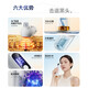 AUX blackhead suction instrument, special small bubbles for beauty salons, household large suction electric cleaner, pore cleaning and hydration, facial blackhead cleaning, acne removal tool, beauty instrument, fully equipped with hot compress model, gentle water suction + four-speed mode + deep cleaning AUX X20 small bubbles (A white)