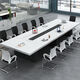 Office conference table long table training table conference reception negotiation table and chair combination large table long table workbench 2.0 meters conference table