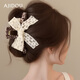 AJIDOU Ajidou hairpin fashion casual back of the head large grabber high-end shark clip headwear birthday gift beige 1 piece