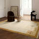 Yonghuan kleberfreier handgefertigter Wollteppich rot Kilim Bohemian Wohnzimmer Tapisserie Nacht