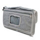 CLCEY hanging newborn diaper pad portable waterproof multi-functional baby diaper changing pad with wet wipes washable gray