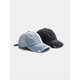 Distressed Soft Top Baseball Cap for Women Summer Vintage Casual Fashion Versatile Peaked Cap Black (55-58cm)