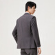 
Seven Brand [Retro Stripe Three-Piece Suit] Men's Suit Color Spinning Garment Business Gentleman Set Chocolate 46 (B46)