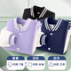 
Banner Banner Girls Set Spring and Autumn 2025 New Children's Autumn Baseball Clothing Big Children's Early Autumn Sports Clothing Autumn Clothing N Color Butterfly Purple + N Roland Purple 140