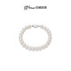 Jingrun Pearl Bracelet Zhuohua S925 Silver Freshwater Pearl Bracelet Women's Large Particles Simple Young Style Gift for Girlfriend