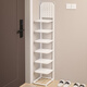Wojia shoe rack foldable doorway home simple multi-layer shoe rack for rental housing space-saving shoe cabinet storage rack seven layers
