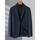 Lilan men's casual suit 2025 autumn and winter new wool single suit middle-aged men's suit woolen jacket navy blue M 170/88