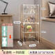 He Jiagong figure display cabinet Lego building blocks transparent storage box household imitation acrylic toy dust-proof model display rack A 1 column 4 layers